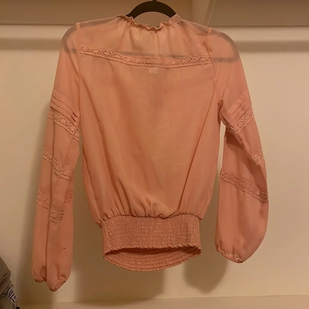 2/$10 Light Orange Long Sleeve - Picture 3 of 3